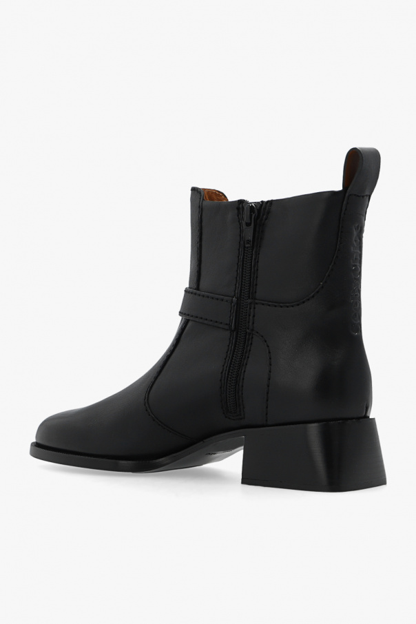 【送料&関税込】See by ChloAC Lory Leather Ankle Boots IetpShops Denmark - Black 'Lory' heeled ankle boots See By